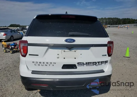 2019 Ford Explorer Police Interceptor из США, поврежденный, VIN 1FM5K8AR6KGB22427